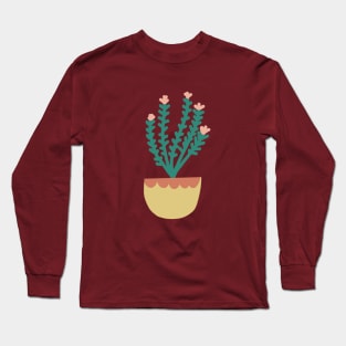 Home plant in a pot Long Sleeve T-Shirt